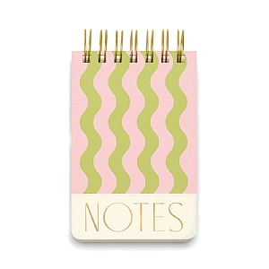 Designworks Ink Twin Wire Notepad - Wavy Stripes