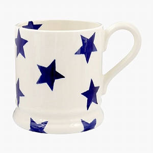 Emma Bridgewater Blue Star 1/2 Pint Mug