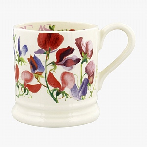 Emma Bridgewater Flowers Sweet Pea Multi 1/2 Pint Mug