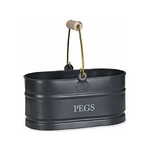 Garden Trading Peg Bucket - Carbon