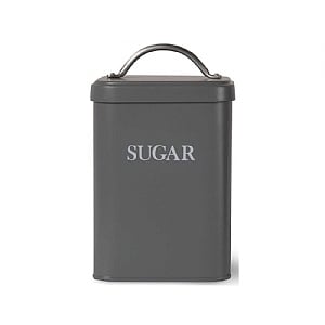 Garden Trading Sugar Canister - Charcoal Steel