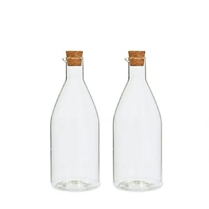 Garden Trading Glass Oil & Vinegar Bottle Set