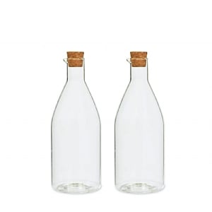 Garden Trading Glass Oil & Vinegar Bottle Set