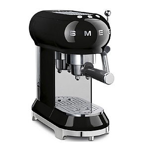Smeg Espresso Coffee Machine Black (ECF01BLUK)