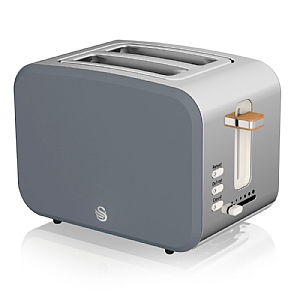 Swan 2 Slice Nordic Toaster Grey (ST14610GRYN)