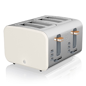 Swan 4 Slice Nordic Toaster White (ST14620WHTN)