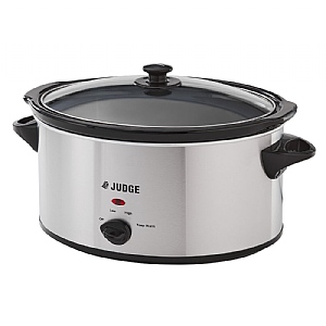 Judge 5.5L Stainless Steel Slow Cooker