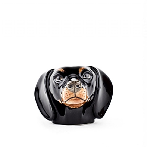 Quail Dachshund Face Egg Cup
