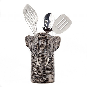 Quail Elephant Utensil Pot