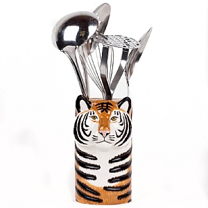 Quail Tiger Utensil Pot