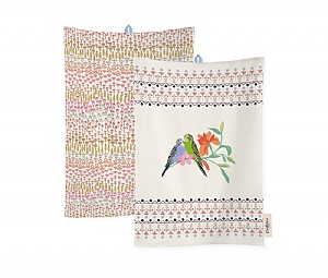 Cath Kidston Painted Table Set of 2 Cotton Tea Towels