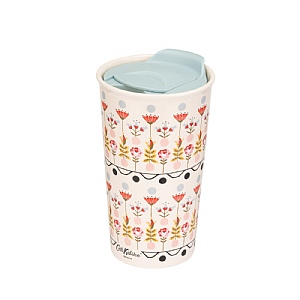 Cath Kidston Painted Table Ceramic Travel Mug 300ml