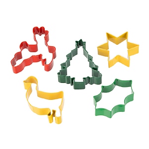 Cath Kidston Christmas Cookie Cutters in Bag