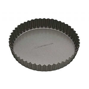 MasterClass Non-Stick 20cm Loose Base Fluted Quiche Tin