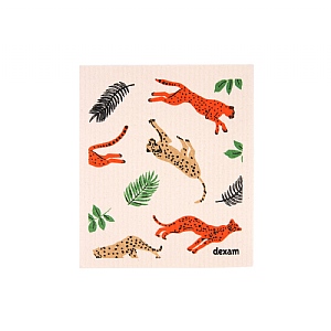 Dexam Swedish Dishcloth - Leopard Print