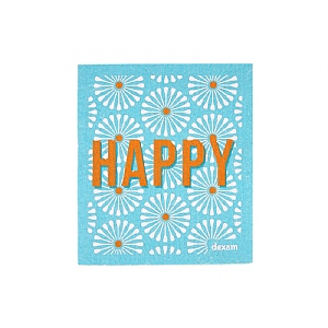 Dexam Swedish Dishcloth - Happy