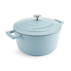 MasterClass Cast Aluminium 24cm Casserole Dish (4L) - Sky Blue