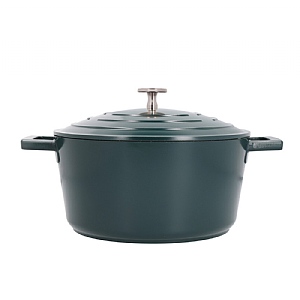 MasterClass Cast Aluminium 24cm Casserole Dish (4L) - Hunter Green