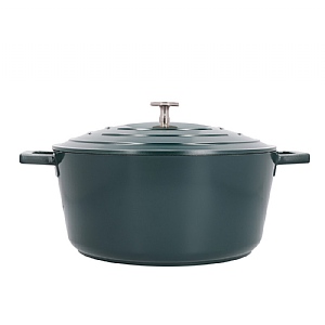 MasterClass Cast Aluminium 28cm Casserole Dish (5L) - Hunter Green