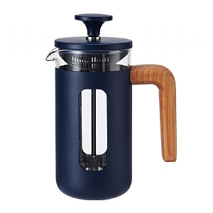La Cafetiere Pisa Stainless Steel 3 Cup Cafetiere - Navy