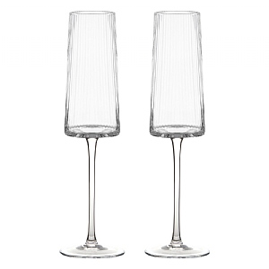 Anton Studio Designs Empire Champagne Flutes - Set of 2