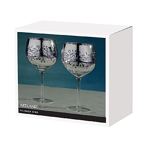Artland Filigree Gin Glasses Lilac - Set of 2