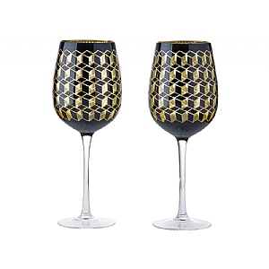 Artland Cubic Wine Glasses - Set of 2