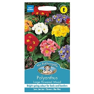 Mr Fothergills Polyanthus Large Flowered Seeds
