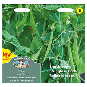 Mr Fothergills Pea (Snap) Snak Hero Seeds