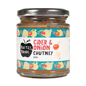 Fruits of The Forage Cider & Onion Chutney 200g