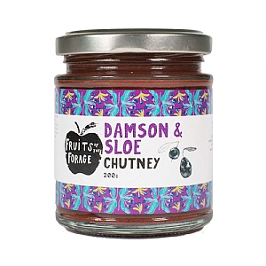 Fruits of The Forage Damson & Sloe Chutney 200g