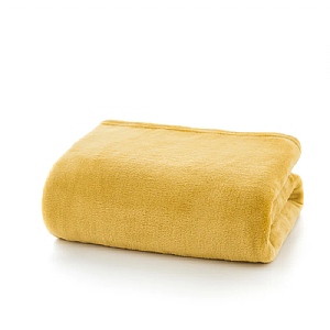 Deyongs Snuggle Throw Mustard -140 x 180cm