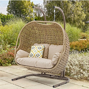 Bramblecrest Somerford Double Hanging Cocoon Chair