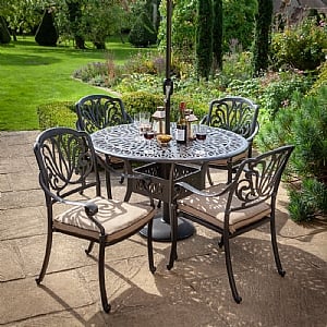 Hartman Amalfi 4 Seat Round Dining Set