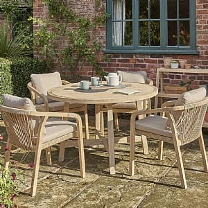 Kettler Cora 4 Seat Round Dining Set