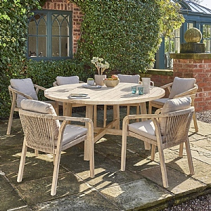 Kettler Cora 6 Seat Round Dining Set