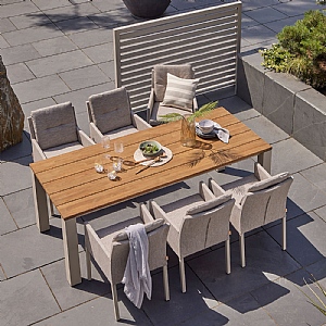 LIFE Outdoor Living Mixx 6 Seat Rectangular Dining Set