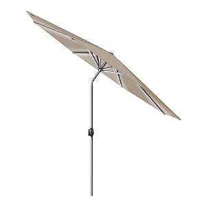Pacific Glow Defender 3m Round Parasol - Taupe