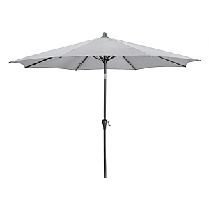 Pacific Riva 3m Round Parasol - Light Grey