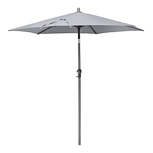 Pacific Riva 2.5m Round Parasol - Light Grey