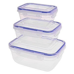 Set of 3 Airtight Storage Boxes