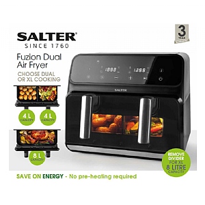 Middle of Lidl - Salter dual basket air fryer - Here Comes Double! 