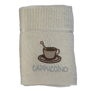 Cotton Tea Towel Cappucino Cream