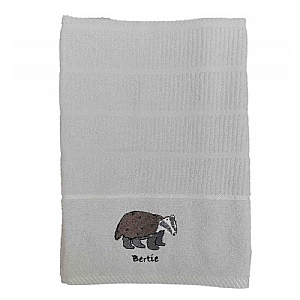 Cotton Tea Towel Bertie Silver