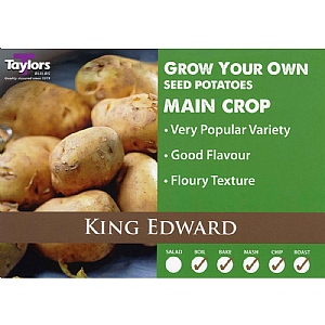 King Edward Main Crop Seed Potatoes (Bag of 12)