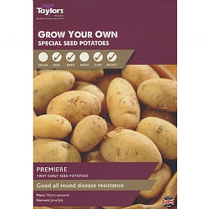 Premiere First Early Seed Potatoes Taster Pack (Bag of 10)