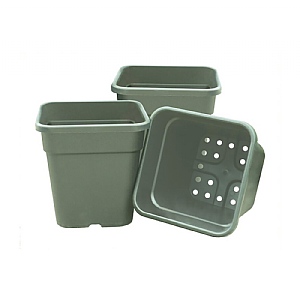 Garland 25cm Square Tomato Pots Sage - (Pack of 3)
