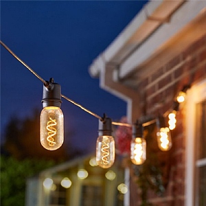 Smart Solar Set of 8 Vintage 365 String Lights