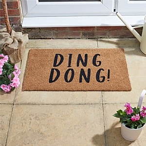 Outside In Ding Dong! Decoir Doormat 45 x 75cm