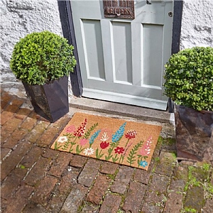 Outside In FlowerField Decoir Doormat 45 x 75cm